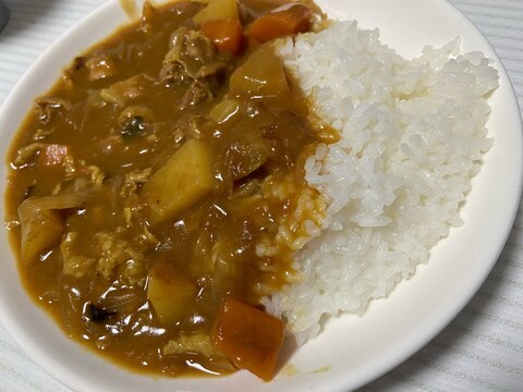 激あま！りんごとカレーライス！